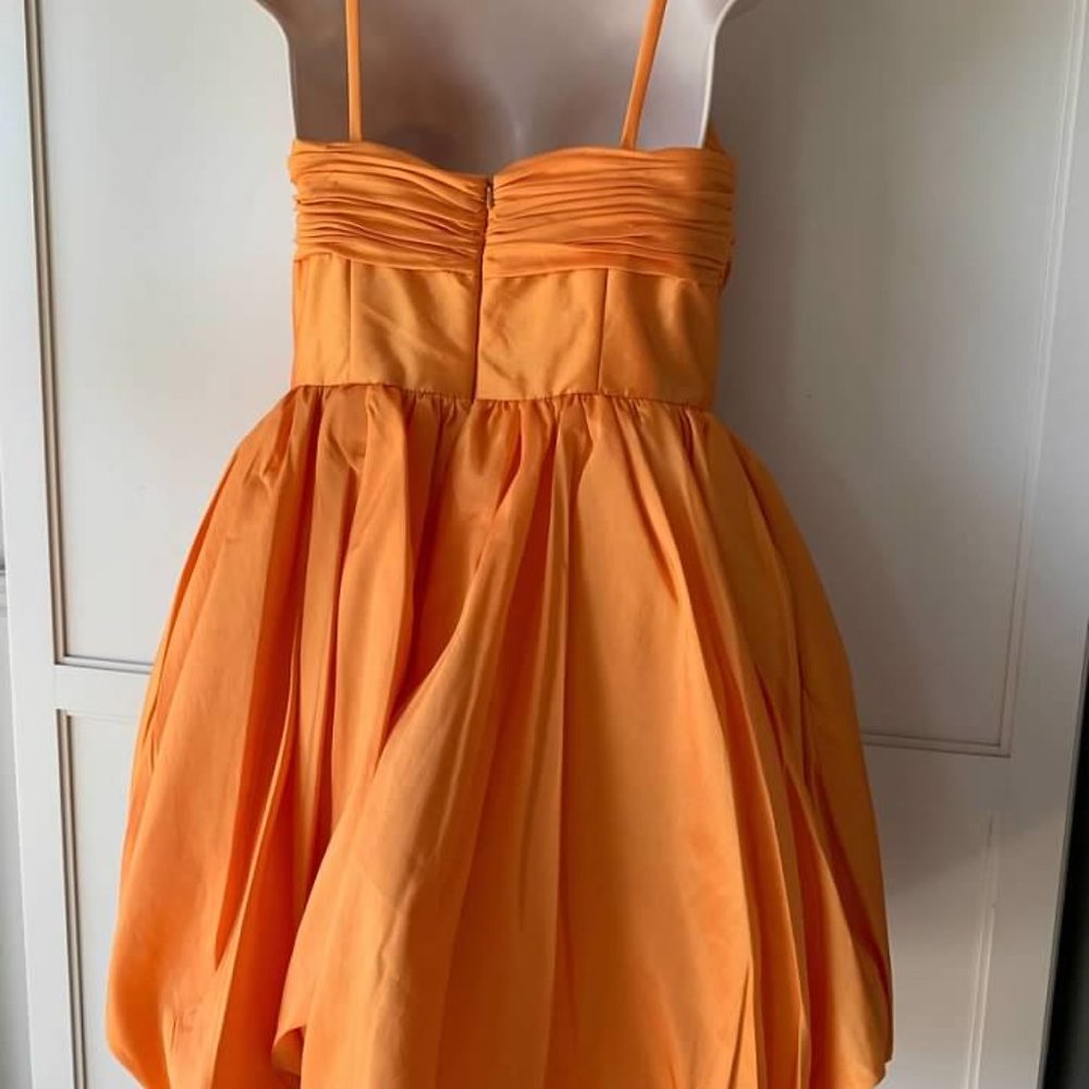 Mac Duggal Women's Spaghetti Strap Balloon Style Mini Dress- NWT-SZ 0 -12 - Picture 6 of 7